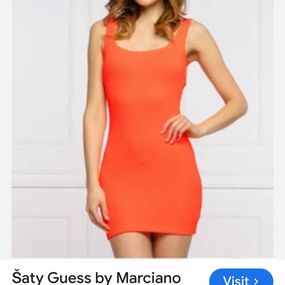 Guess by Marciano Orange Mini Dress